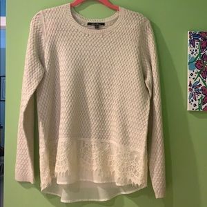 Anne French Creme Sweater